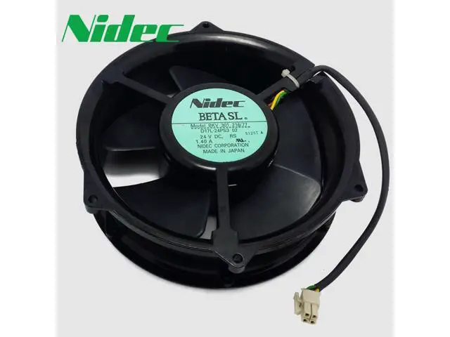 Alt view image 2 of 3 - nidec BKV 301 216/77 D17L-24PS3 02 170 * 170 * 50mm 17cm 170mm DC 24V 1.40A cooling fan