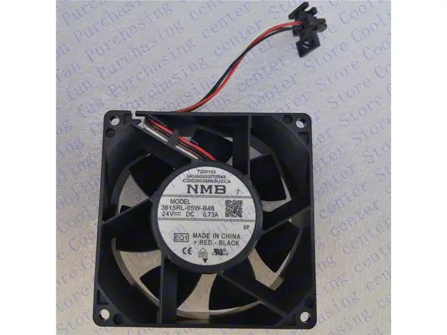 Alt view image 3 of 4 - 3615RL-05W-B46-EQ1 New NMB 24V 0.73A 9038 9cm / CM Temperature Controlled Cooling Fan