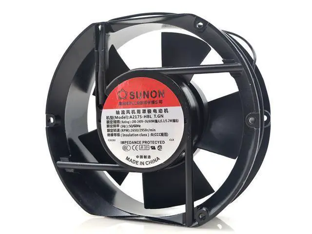 Alt view image 2 of 3 - Sunon A2175-HBL A2175-HBT T.GN 220V 17251 172 * 150 * 51MM cooling fan
