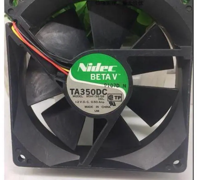 Main image of Original Nidec TA350DC M34138-58 12V 0.50A 90X90X25MM cooling fan