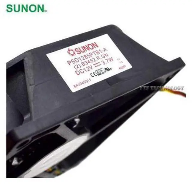 Main image of PSD1285PTB1-A (2).B3452.R.GN DC 12V 3.7W 3-wire 3-pin connector 80mm 85x85X25mm Server Square fan