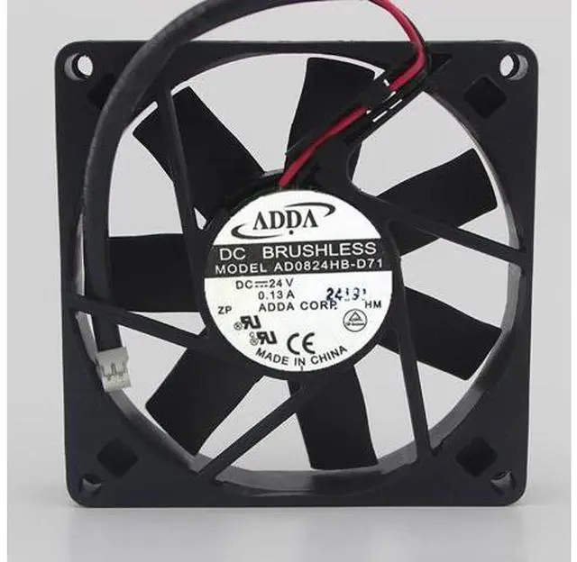 Main image of Original Taiwan ADDA AD0824HB-D71 24V 0.13A 8015 frequency conversion mute cooling fan
