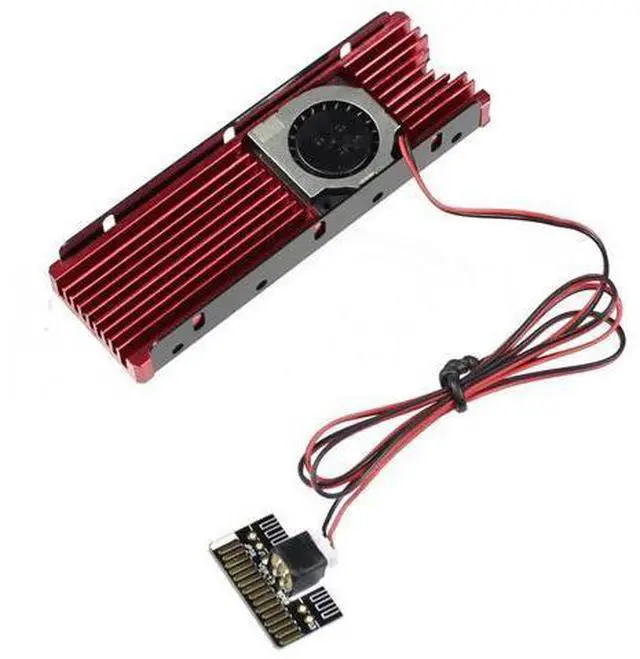 Main image of JEYI Cooling Warship Fan for NVME for NGFF M.2 Heatsink 2280 ssd Metal Sheet Thermal Conductivity Silicon Wafer Fan Heatsink