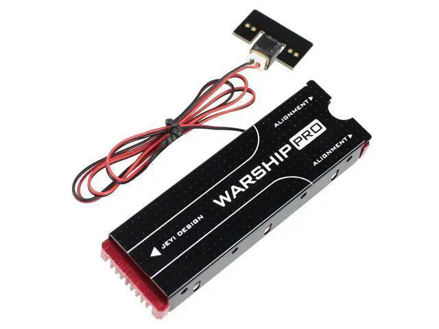 Alt view image 2 of 6 - JEYI Cooling Warship Fan for NVME for NGFF M.2 Heatsink 2280 ssd Metal Sheet Thermal Conductivity Silicon Wafer Fan Heatsink