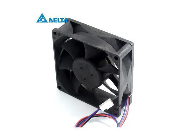 Alt view image 3 of 5 - Delta 5pcs 80X80X25mm 24 v 0.15 A 8025 8 cm AFB0824HH inverter industrial PC power supply fan for