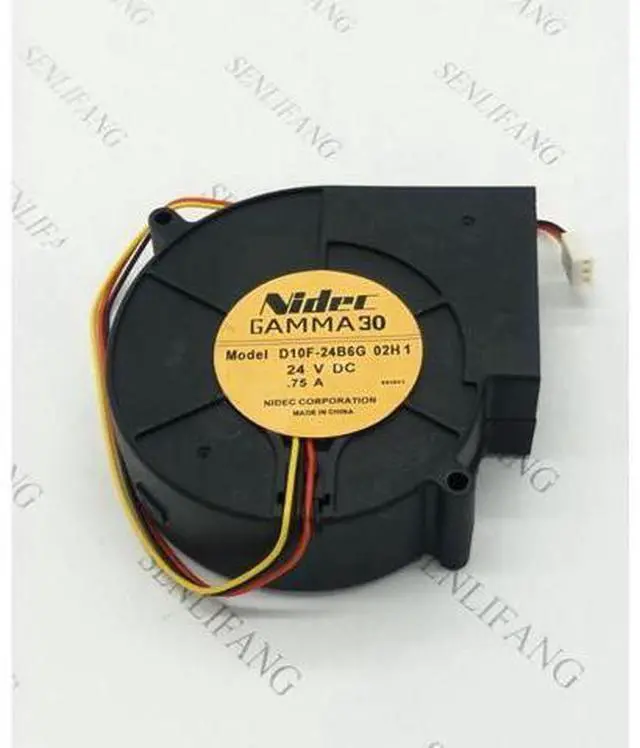 Main image of D10F-24B6G 02H1 Server Projector Fan DC 24V 0.75A 97x97x33mm 3-wire