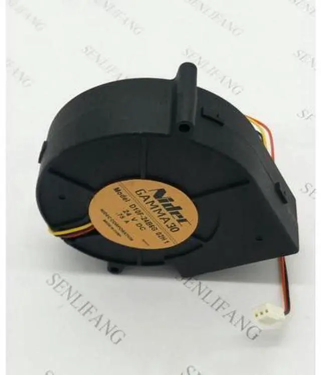 Alt view image 2 of 3 - D10F-24B6G 02H1 Server Projector Fan DC 24V 0.75A 97x97x33mm 3-wire