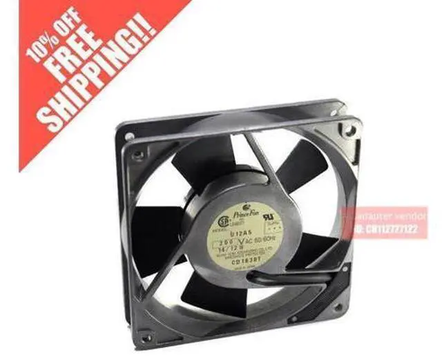 Main image of Japanese Prince Fan U12A5 200V 14 \/ 12W 120 * 120 * 25 aluminum frame fan