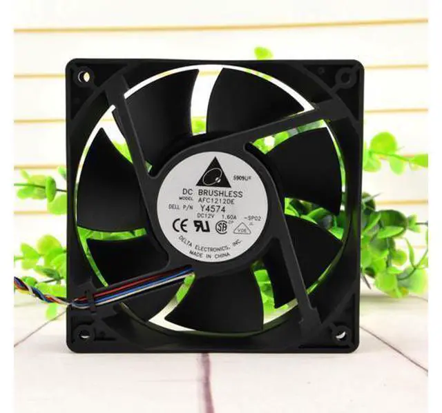 Main image of Delta AFC1212DE 12038 12V 1.6A 12CM Violent High Air Volume Temperature Controlled pwm Fan