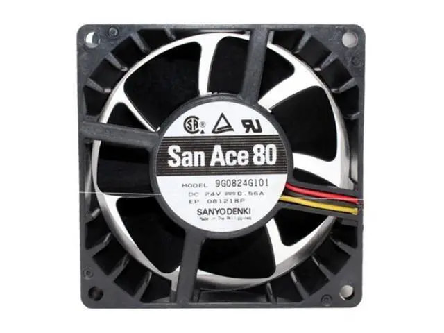 Main image of 9G0824G1D01 9G0824G101 24V 0.56A Sanyo SANYO 8038 8CM cooling fan