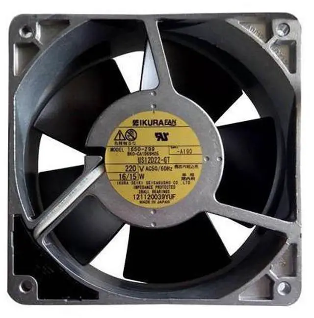Main image of Original Japan IKURA US12D22-GT 12038 220V 16/15W Full Metal Fan