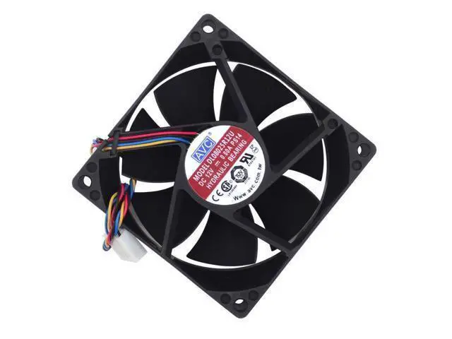 Alt view image 5 of 6 - AVC orginal 8025 8CM wind capacity 12V 0.5A DL08025R12U PWM intelligent fan speed control 80*80*25mm 10pcs\/lot