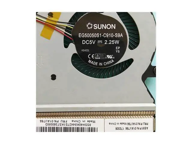 Alt view image 2 of 3 - New original radiator for LENOVO THINKPAD Yoga 11 CPU COOLING FAN HEATSINK COOLER 01AV756 EG50050S1-C910-S9A