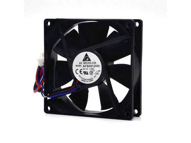 Alt view image 2 of 6 - 10pcs AFB0912HH DC 12V 0.40A, 92X92X25mm 80mm 3-wire 3-pin connector cooling fan