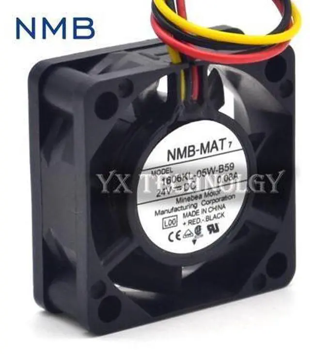 Main image of NMB The 1606KL-05W-B59 4015 4CM 24V 0.08A three line drive fan NMB-MAT 40*40*15mm