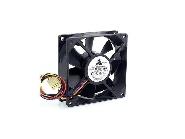 Alt view image 2 of 6 - 10pcs New and Original authentic AFB0812SH 8025 8 0.51A 8CM winds of single ball bearing fan 80*80*25mm