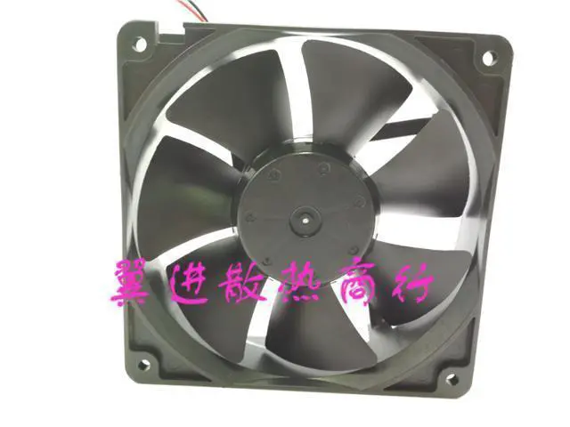 Alt view image 3 of 4 - Globe Motors D47-B15A-05T3-100 Server Cooling Fan DC 24V 0.4A 120x120x38mm 2-wire