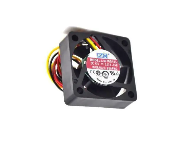 Alt view image 3 of 6 - original AVC New original C3010S12L 12V 0.07A 30x30x10mm 3010 3cm ultra quiet hard drive fan