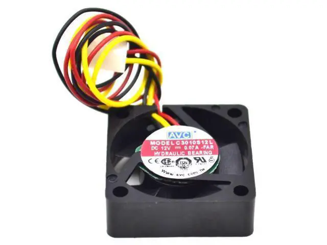 Alt view image 6 of 6 - original AVC New original C3010S12L 12V 0.07A 30x30x10mm 3010 3cm ultra quiet hard drive fan