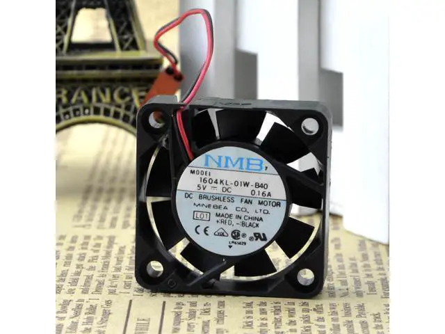 Alt view image 5 of 5 - Original Minebea NMB4010 4cm 4cm 5V Double Ball Fan 1604KL-01W-B40 1604KL-01W-B50
