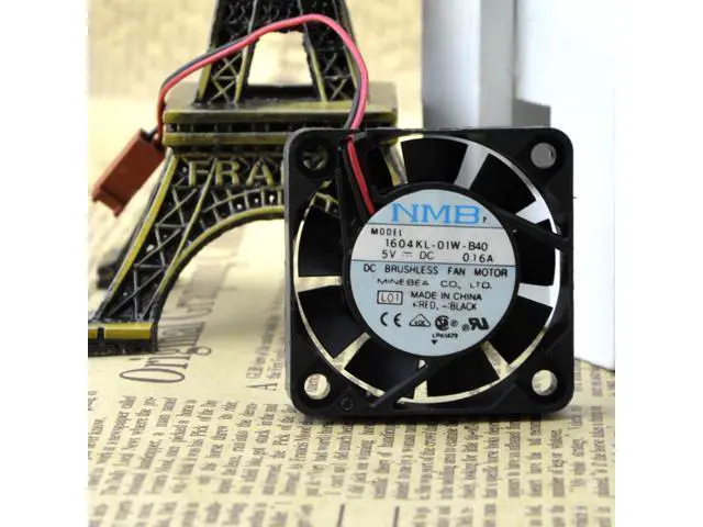 Alt view image 4 of 5 - Original Minebea NMB4010 4cm 4cm 5V Double Ball Fan 1604KL-01W-B40 1604KL-01W-B50