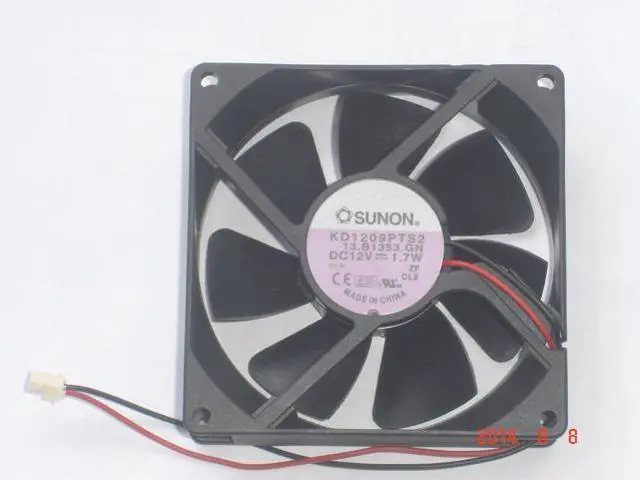 Main image of Square Cooler of SUNON 9025 KD1209PTS2 13.B1353.GN with 12V 1.7W 2-Wires