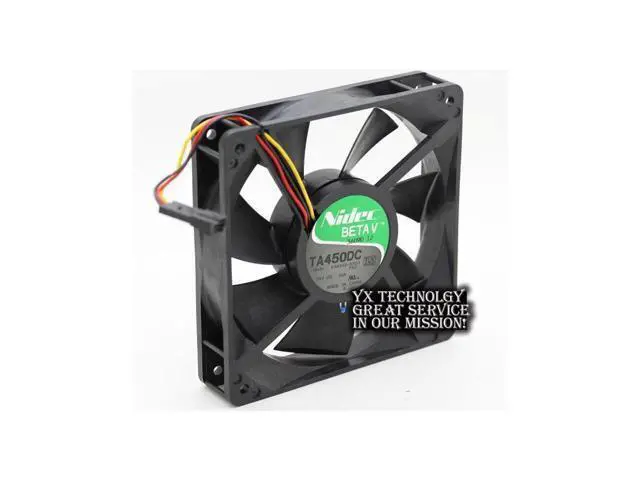 Alt view image 2 of 6 - Nidec TA450DC A34349-57G1 12cm 12025 24V 0.15A double ball bearing 3-wire fans for nidec