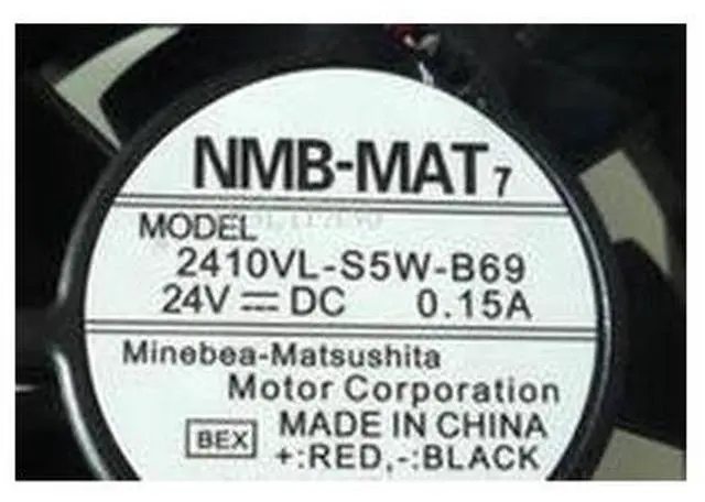 Main image of 2410VL-S5W-B69 6CM 6025 24V 0.15A three-wire waterproof inverter fan