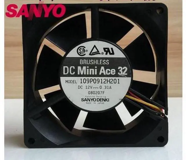 Main image of 1pcs 109P0912H201 12V 0.31A 9032 9CM cooling fan