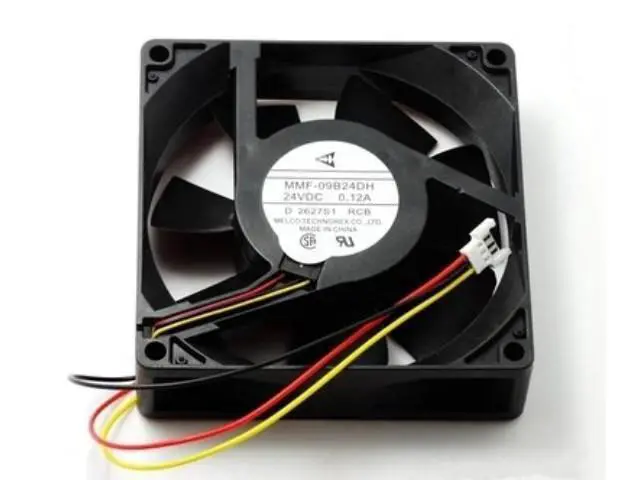 Alt view image 2 of 2 - New Mitsubishi MMF-09B24DH-RCB 24V 0.12A cooling fan