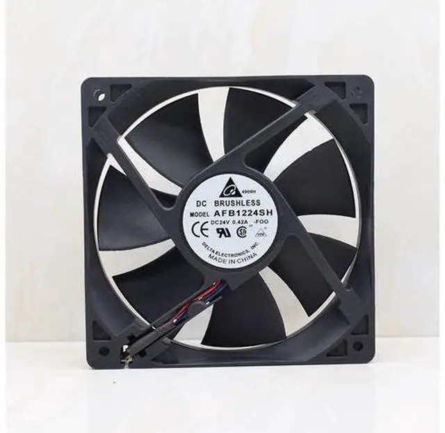 Main image of New Delta AFB1224SH 120*120*25mm 24V 0.42A cooling fan
