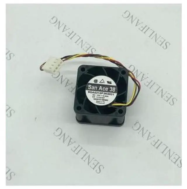 Main image of 9GA0312P3K0031 DC 12V 0.62A 38x38x28mm Server Cooler Fan