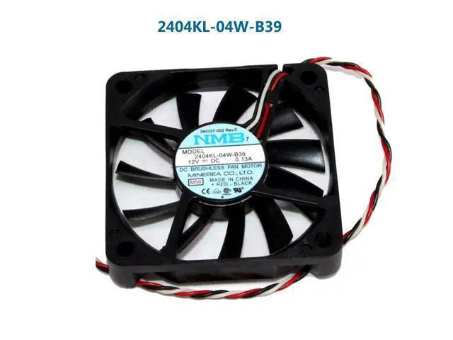 Alt view image 2 of 2 - New NMB 2404KL-04W-B39 12V 0.13A cooling fan