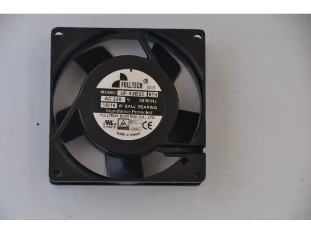 Alt view image 4 of 4 - FULLTECH UF-92B23 BTH 230V 16W 9CM 9225 Metal Cooling Fan