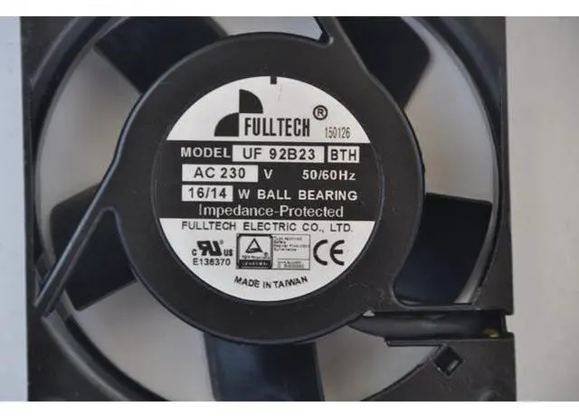 Main image of FULLTECH UF-92B23 BTH 230V 16W 9CM 9225 Metal Cooling Fan