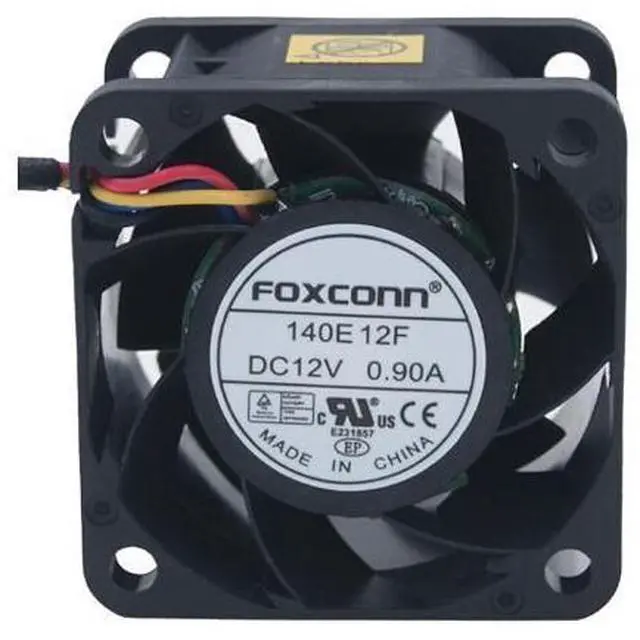Main image of NEW FOXCONN 140E 12F 4CM Dual balls bearing Cooling fan with 12V 0.90A 4 Wires 5Pins Connector