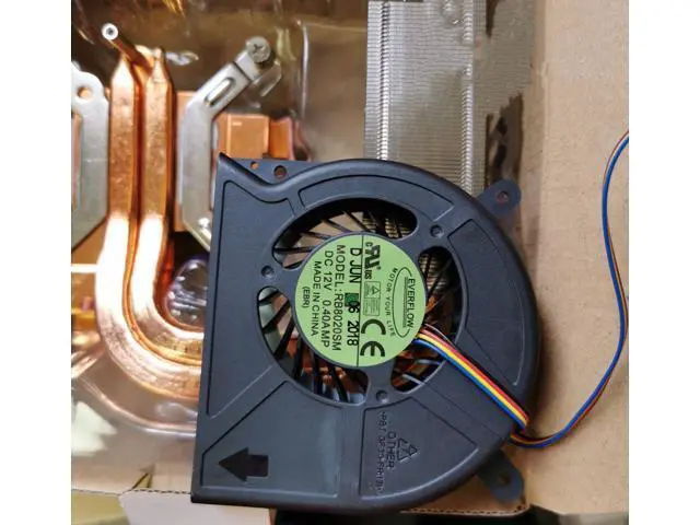 Alt view image 2 of 4 - NEW EVERFLOW RB8020SM 12V 0.40A 8cm 8020 blower CPU cooling fan 4-wire PWM (Fan & heatsicks) For Core i6 i7 i8 CPU cooling