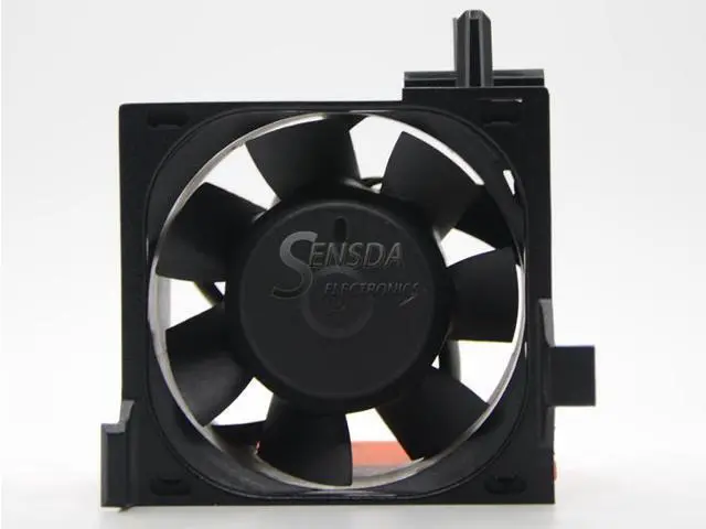 Alt view image 4 of 5 - 60mm 6038 YW880 DC12V 1.68A 4 pins 6cm Orange Bracket Server Cooling Fan for Dell JC972 60x38mm original DELTA PFC0612DE