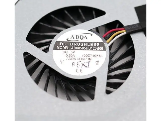 Alt view image 3 of 4 - ADDA AB08505HB120B00 Server Laptop Fan DC 5V 0.50A 4-Wire
