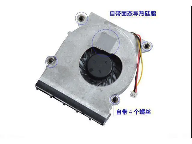 Alt view image 2 of 2 - New for Haier Yunyue mini2 CPU fan radiator NT-A3850 NT510 FOXCONN NT410 NT425 NT435 NT-A3700 cooling fan NFB61A05H F1FT4B2M R015A00K