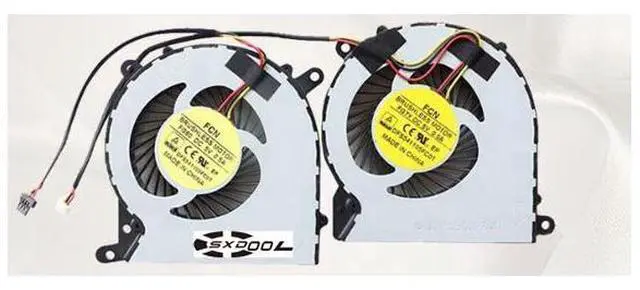 Main image of For Hasee Turion Destroyer P6 P6-781S1NR laptop fan DC5V cooling fan ((a pair of GPU fans))