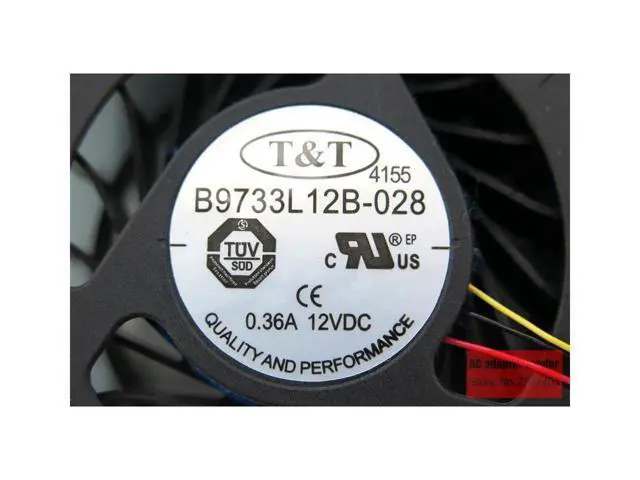Alt view image 5 of 5 - FOR MSI Cooling Fan of 16F2 16F3 1761 PABD19735BM laptop fan B9733L12B-028