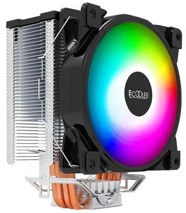Main image of X4 colorful 4 Heatpipe CPU cooler with 120mm PWM quiet fan PC computer CPU cooling For intel LGA775 1155 1156 AM4 AM3