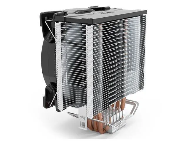 Alt view image 4 of 4 - X4 colorful 4 Heatpipe CPU cooler with 120mm PWM quiet fan PC computer CPU cooling For intel LGA775 1155 1156 AM4 AM3