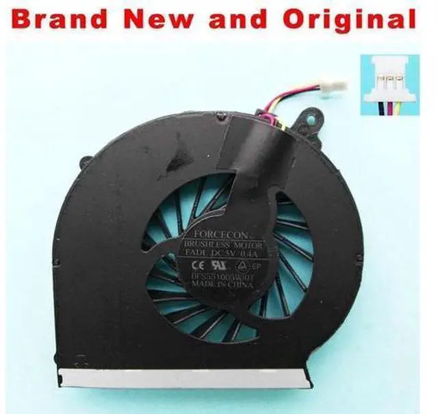 Main image of New Original cpu fan for HP CQ43 CQ57 G53 G57 CQ430 CQ431 CQ435 CQ436 G57 CPU cooling fan cooler DFS551005M30T FADL DC 5V 0.4A