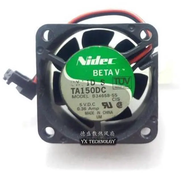 Main image of NIDEC orginal 4020 TA150DC B34658-55 For Cisco switches cooling fan 40*40*20 mm 40mm DC 5V 0.36A