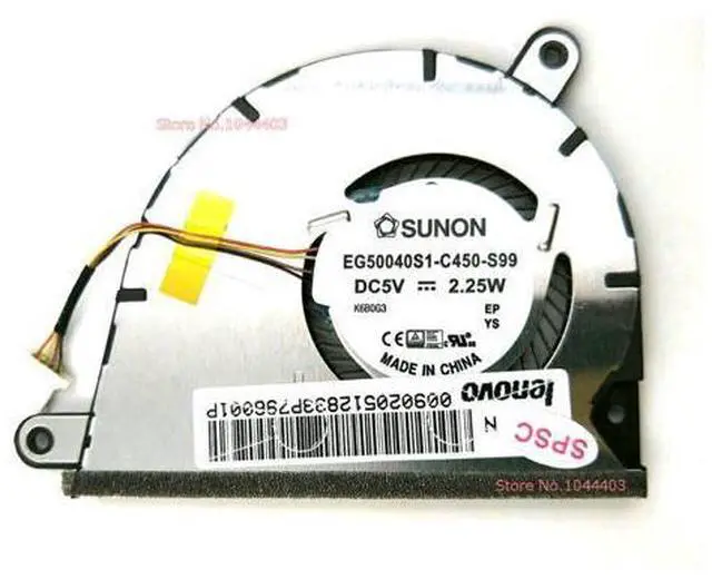 Main image of New Laptop CPU Cooling Fan for Lenovo Ideapad YOGA2 Yoga 2 13 13-IFI 13-ITH AT1380010C0 DC28000E4S0 EG50040S1-C450-S99