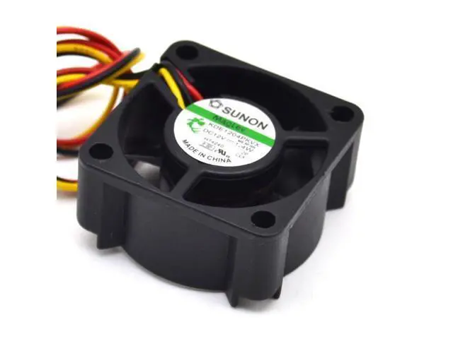 Alt view image 3 of 6 - 5pcs/lot and 40*40*20mm 3-wire 4020 4 cm silent fan 1.4W KDE1204PKVX