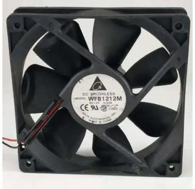 Main image of New Delta 12CM 12025 WFB1212M 12V 0.33A Gale Silent Cooling Fan