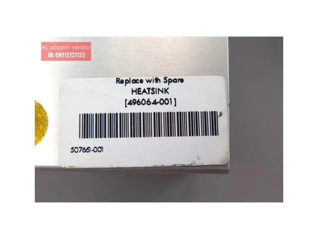 Alt view image 3 of 4 - FOR HP DL380G6 CPU heatsink 496064-001 380G7 radiator 469886-001 594974-001 594887-001 586641-001 507667-001